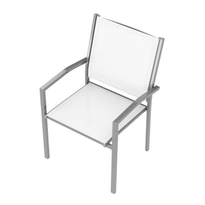 Gartenstuhl ZILLY 2er Set weiss