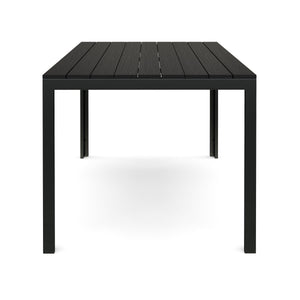 Tisch Polywood 150 x 90 cm schwarz