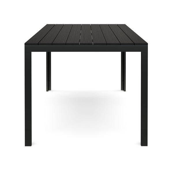 Tisch Polywood 150 x 90 cm schwarz