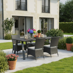 Gartentisch BAKO 150 x 100 cm anthrazit