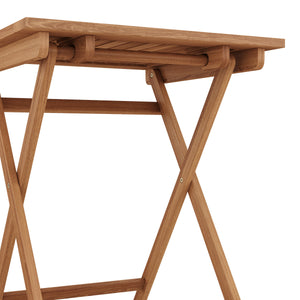 Gartentisch Holz BEVERLY 60 cm
