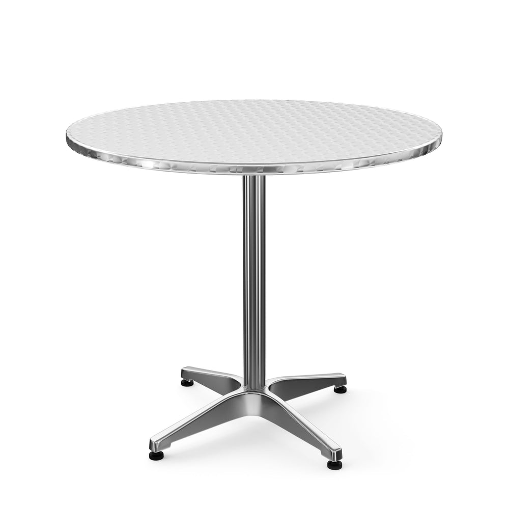 Garden table, bistro table, aluminium, 80 x 70 cm 