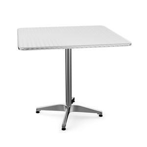 Gartentisch Bistrotisch Aluminium quadratisch