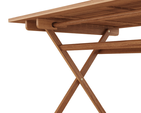 Gartentisch Holz CALABRIA 135 x 75 cm