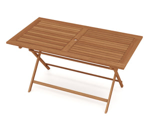 Gartentisch Holz CALABRIA 135 x 75 cm