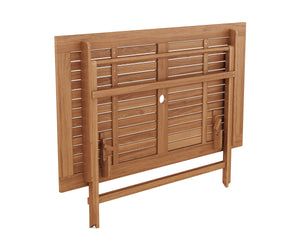 Gartentisch Holz CALABRIA 135 x 75 cm