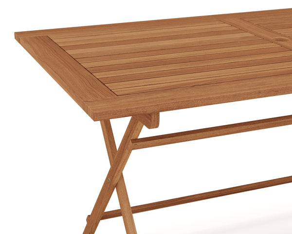 Gartentisch Holz CALABRIA 135 x 75 cm