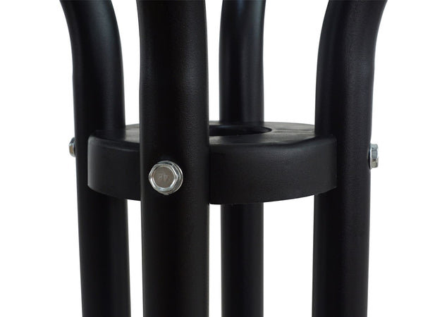 Gartentisch rund 60 cm schwarz