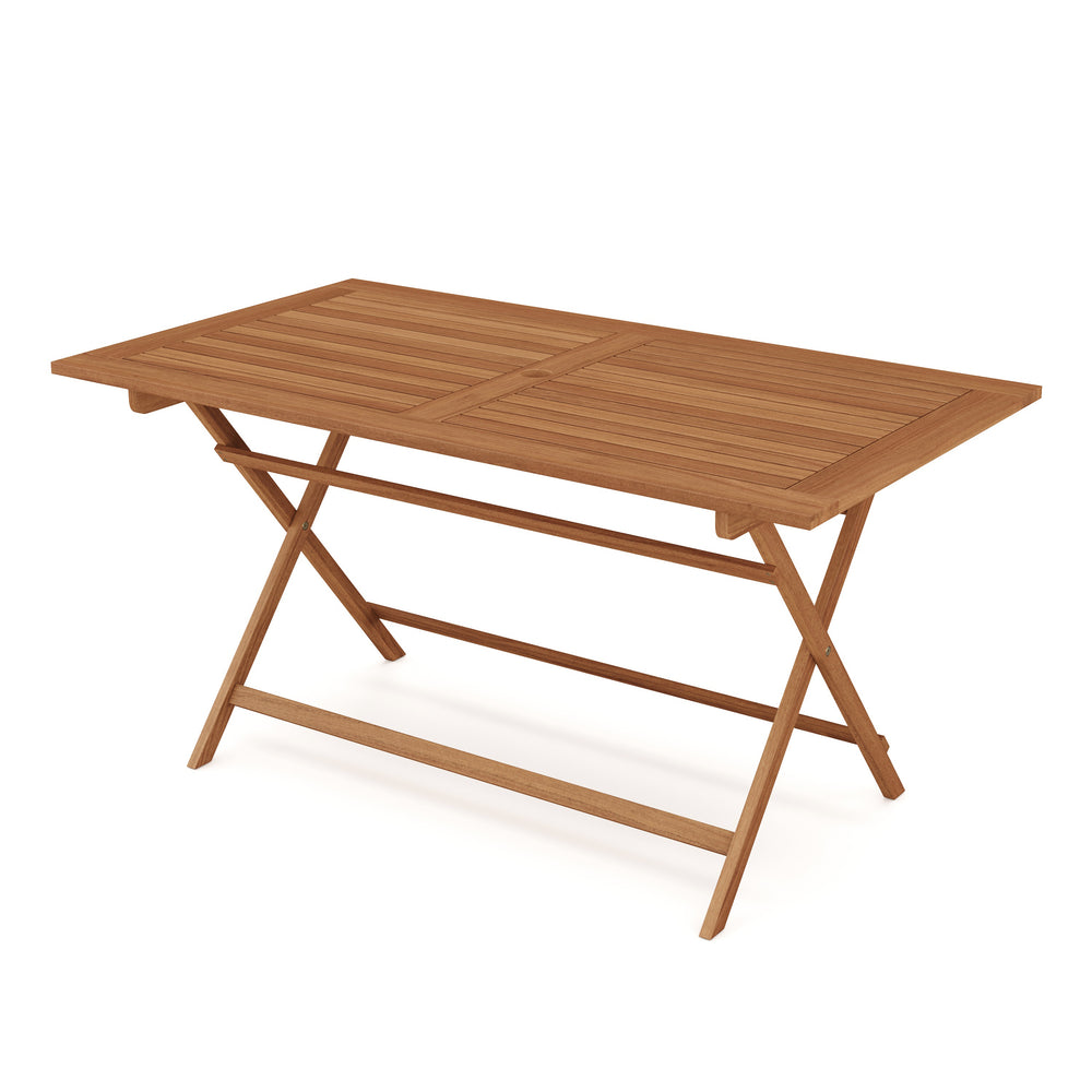 Garden table wood CALABRIA 135 x 75 cm