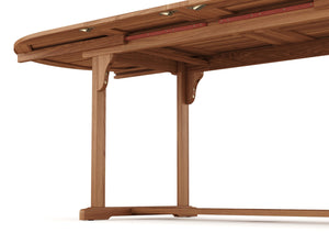 Gartentisch Holz CAMBRILS 160 - 240 cm