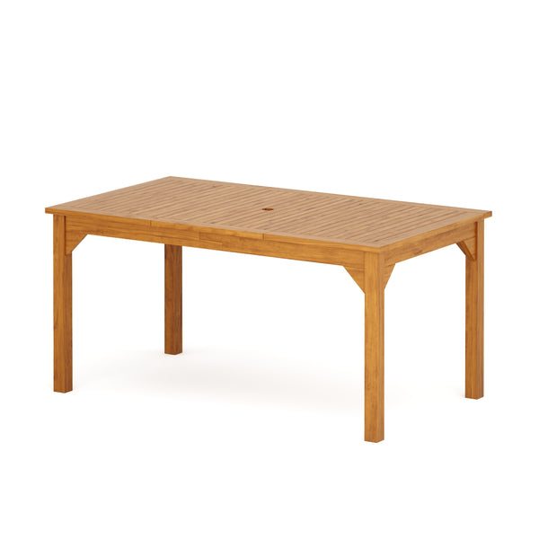 Gartentisch Holz LINDEN 156 x 90 cm