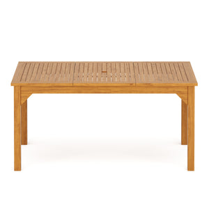 Gartentisch Holz LINDEN 156 x 90 cm