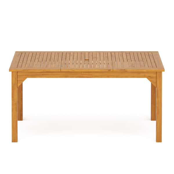 Gartentisch Holz LINDEN 156 x 90 cm