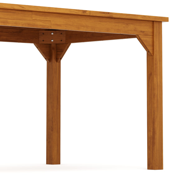 Gartentisch Holz LINDEN 156 x 90 cm