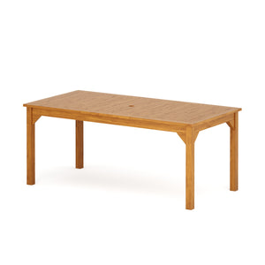 Gartentisch Holz LINDEN 180 x 90 cm