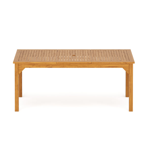 Gartentisch Holz LINDEN 180 x 90 cm