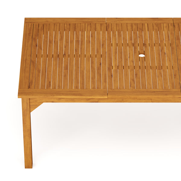 Gartentisch Holz LINDEN 180 x 90 cm