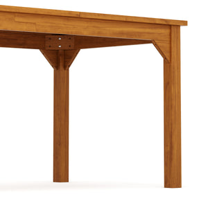 Gartentisch Holz LINDEN 180 x 90 cm