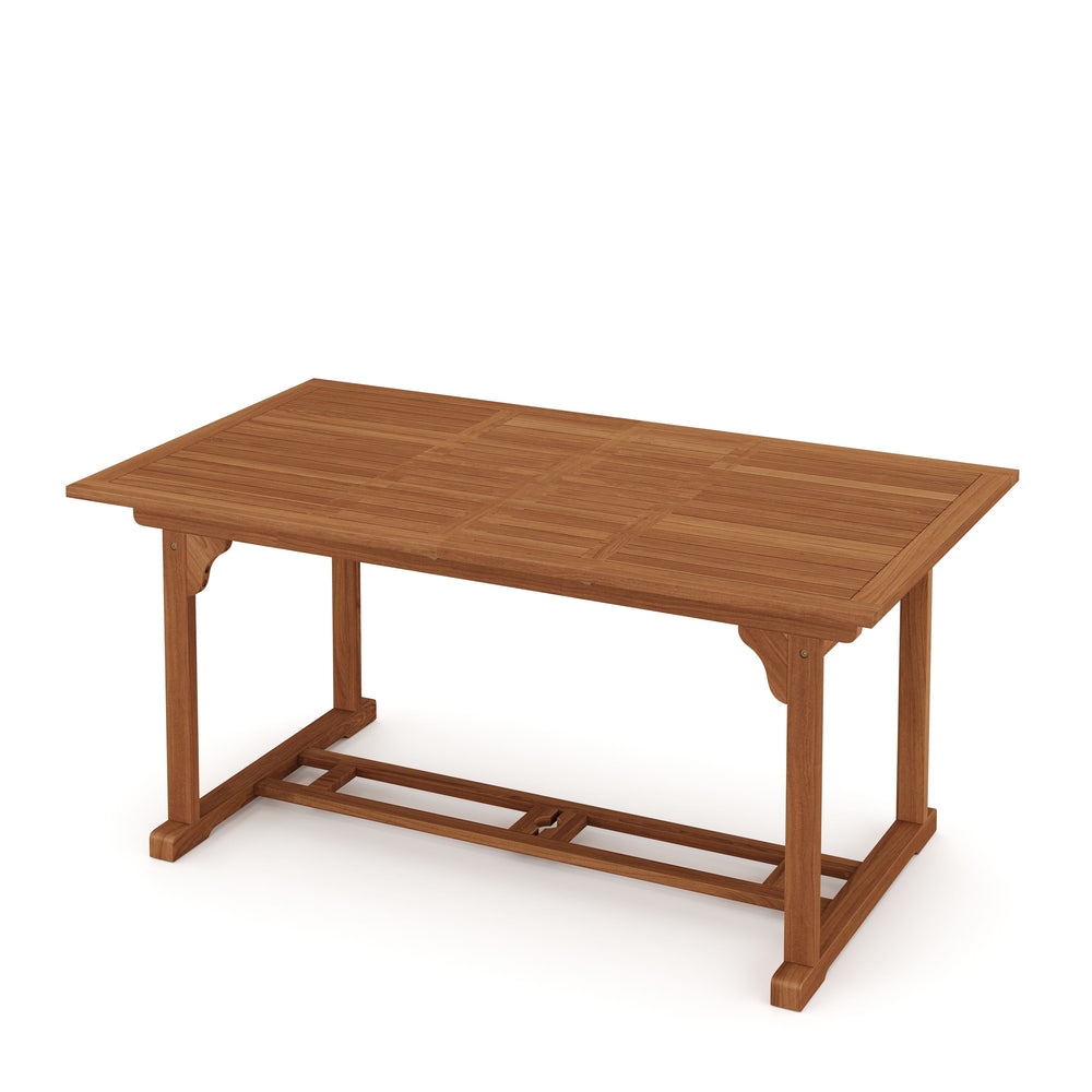 Extendable wooden garden table MIRANDELA 220 x 90 cm