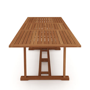 Gartentisch Holz ausziehbar MIRANDELA 220 x 90 cm
