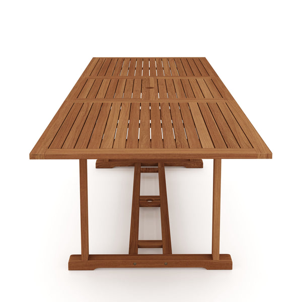 Gartentisch Holz ausziehbar MIRANDELA 220 x 90 cm