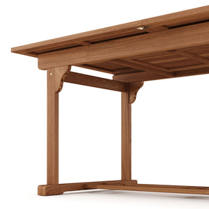 Gartentisch Holz ausziehbar MIRANDELA 220 x 90 cm