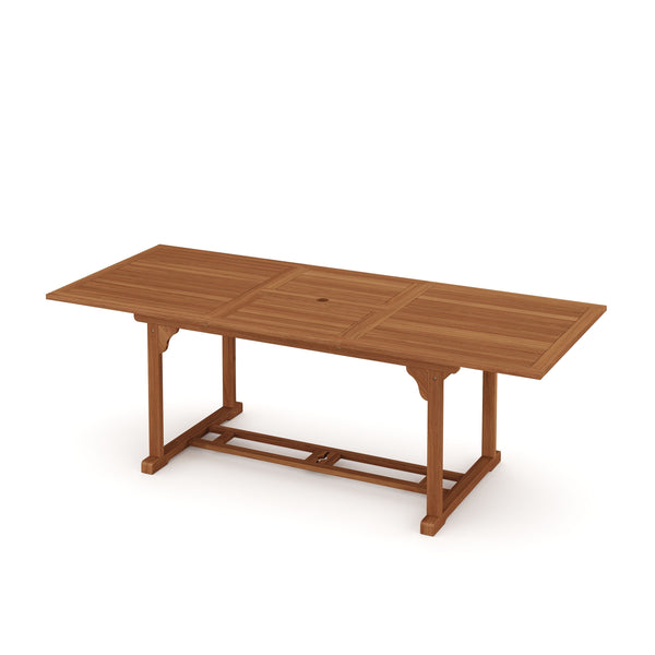 Gartentisch Holz ausziehbar MIRANDELA 220 x 90 cm