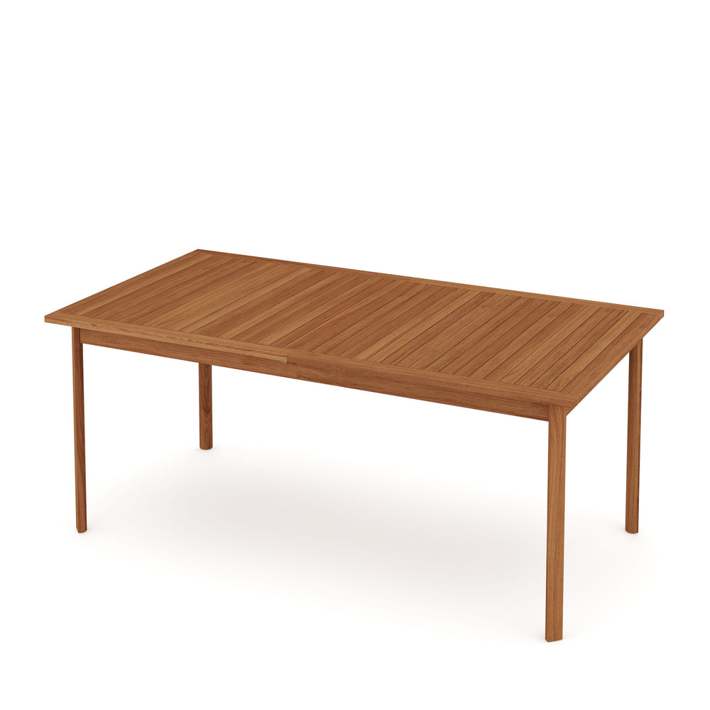 Extendable wooden garden table AMADORA 240 x 95 cm