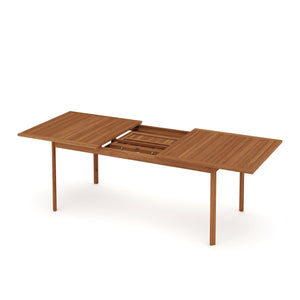 Gartentisch Holz ausziehbar AMADORA 240 x 95 cm