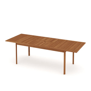 Gartentisch Holz ausziehbar AMADORA 240 x 95 cm