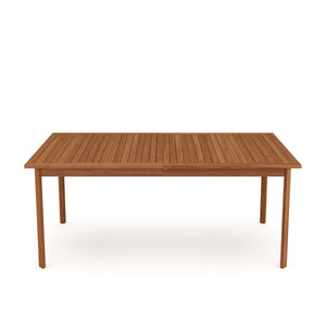Gartentisch Holz ausziehbar AMADORA 240 x 95 cm