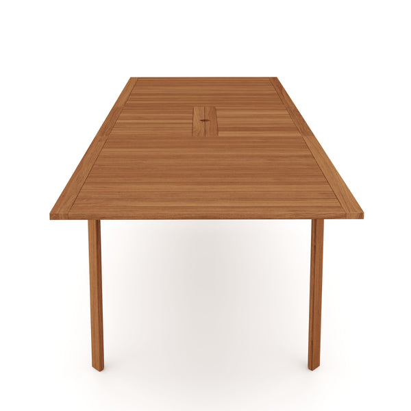 Gartentisch Holz ausziehbar AMADORA 240 x 95 cm