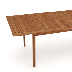 Gartentisch Holz ausziehbar AMADORA 240 x 95 cm