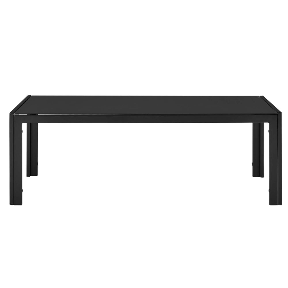 Lerum garden table 100x50x35 cm Black