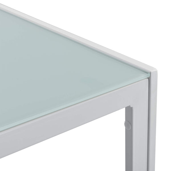 Gartentisch Lerum 100x50x35 cm Weiss