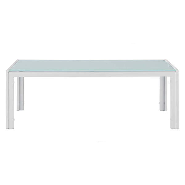 Gartentisch Lerum 100x50x35 cm Weiss