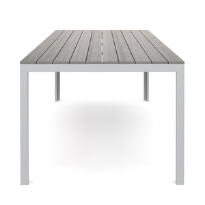Tisch Polywood 200x100cm, grau