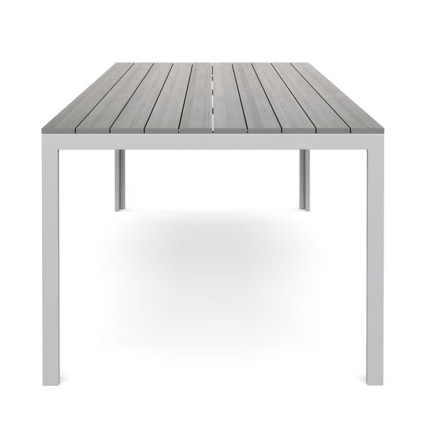 Tisch Polywood 200x100cm, grau