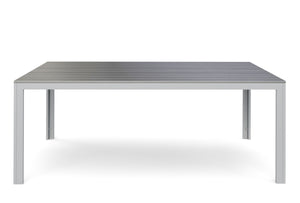 Tisch Polywood 200x100cm, grau