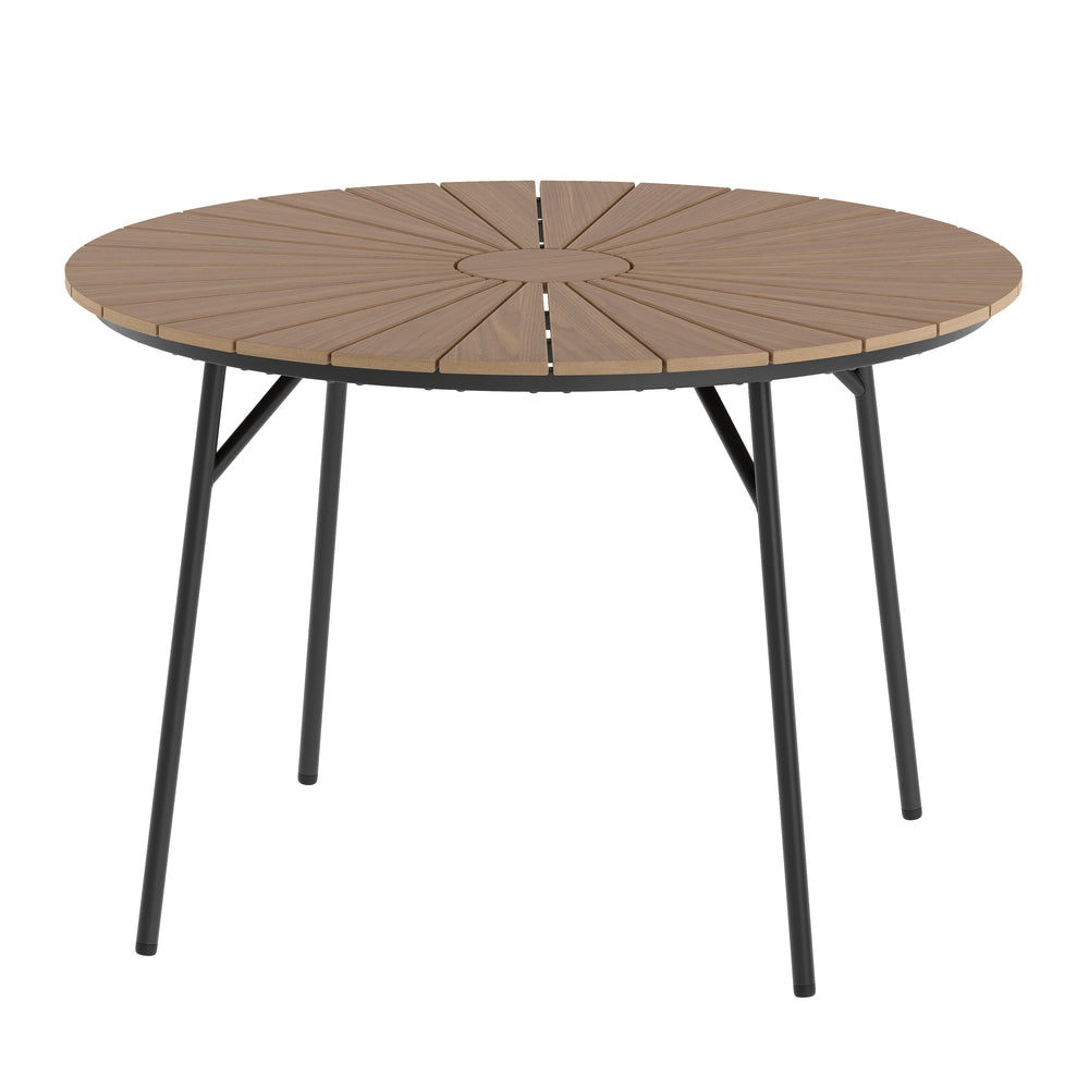 Gartentisch RANG 110 cm braun