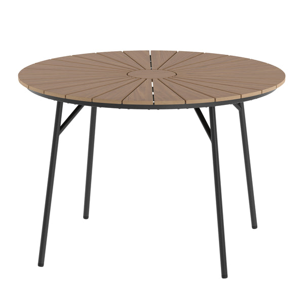 Gartentisch RANG 110 cm braun
