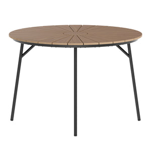 Gartentisch RANG 110 cm braun
