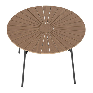 Gartentisch RANG 110 cm braun