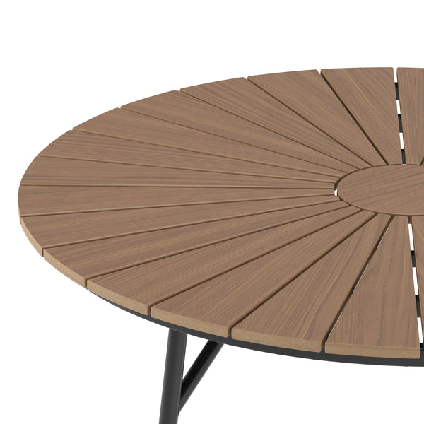Gartentisch RANG 110 cm braun