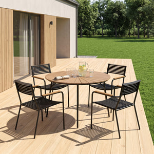 Gartentisch RANG 110 cm braun