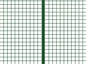 Gartentor Doppeltor mit Schloss 310 x 100 cm grün