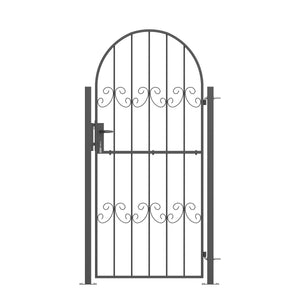Gartentor mit Schloss LEOD 86 x 196 cm anthrazit
