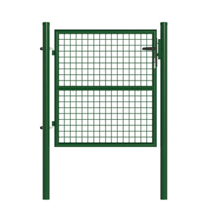 Gartentor mit Schloss 106 x 100 cm grün