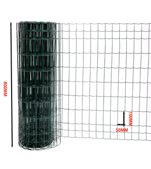 Gitterzaun 0.8m x 25m grün