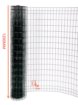 Gitterzaun 1.2m x 25m grün